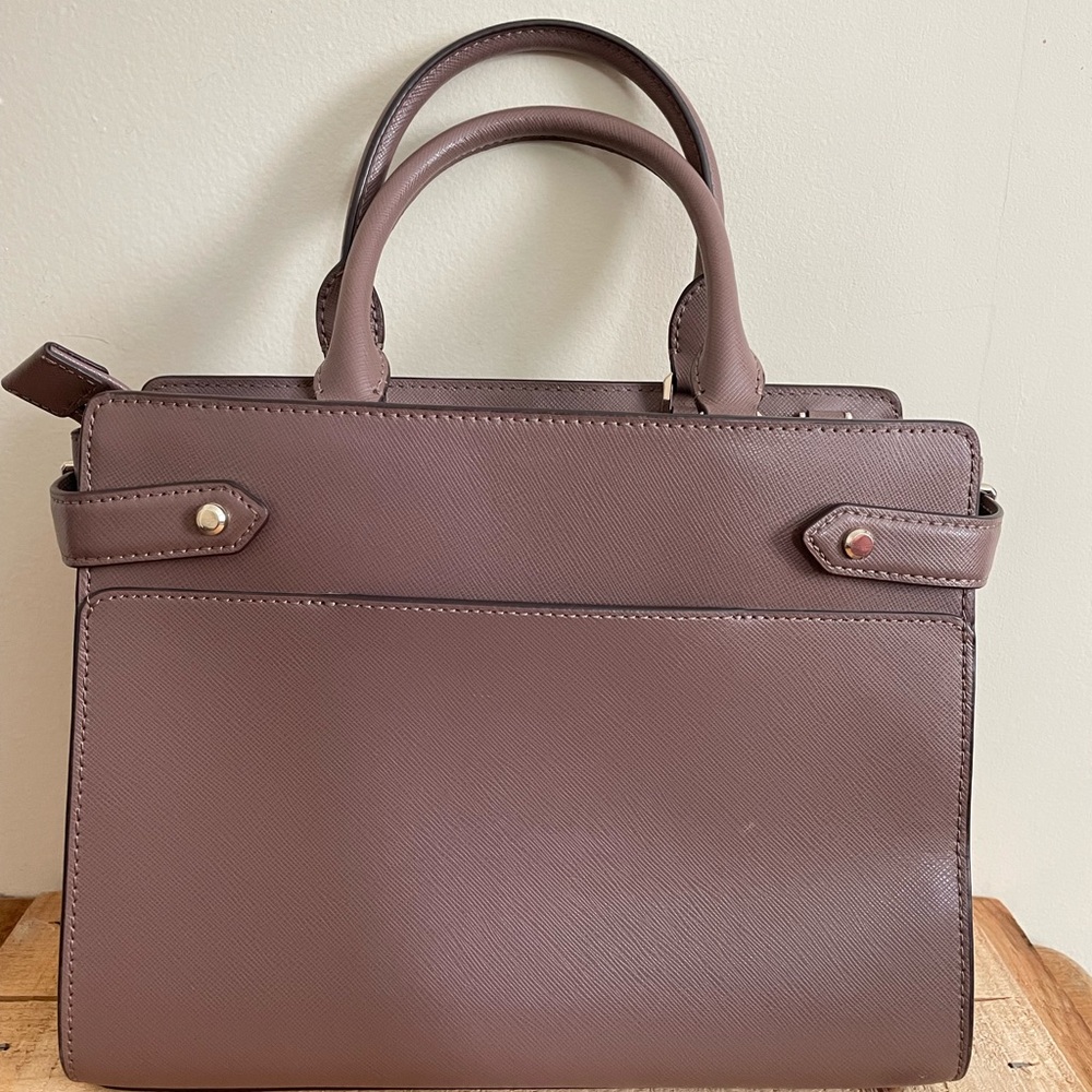 Kate Spade Saffiano leather satchel mauve color CLEAN - Picture 4 of 10